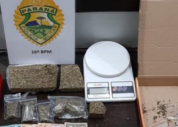 Homem é preso por Posse e Suspeito de Tráfico de Drogas em Guarapuava (9)