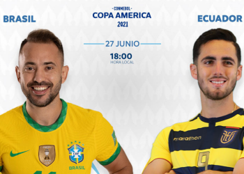 Equador joga pelo boleto às quartas ante o invicto Brasil