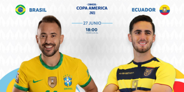 Equador joga pelo boleto às quartas ante o invicto Brasil