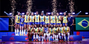 Seleção feminina de vôlei fica com a medalha de prata