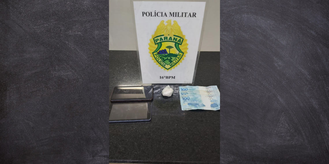 Homem é preso por suspeita de tráfico de drogas, Guarapuava