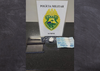 Homem é preso por suspeita de tráfico de drogas, Guarapuava
