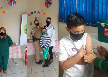 16º BPM REALIZA A VACINAÇÃO DE POLICIAIS MILITARES E SEUS FAMILIARES