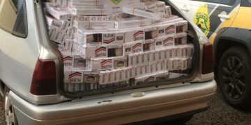 Polícia Militar prende homem por contrabando de cigarros em Manoel Ribas
