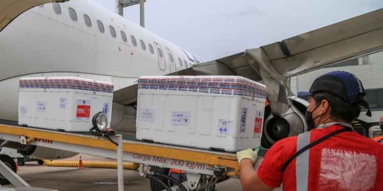 Lote com 235,5 mil vacinas contra a Covid-19 chega ao Paraná nesta quinta-feira