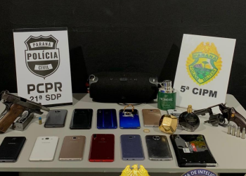 PM e PC cumprem 30 mandados judiciais e apreendem duas armas de fogo no Noroeste do estado