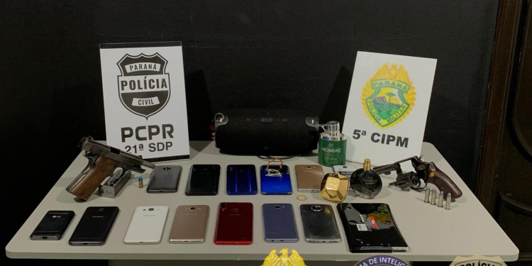 PM e PC cumprem 30 mandados judiciais e apreendem duas armas de fogo no Noroeste do estado