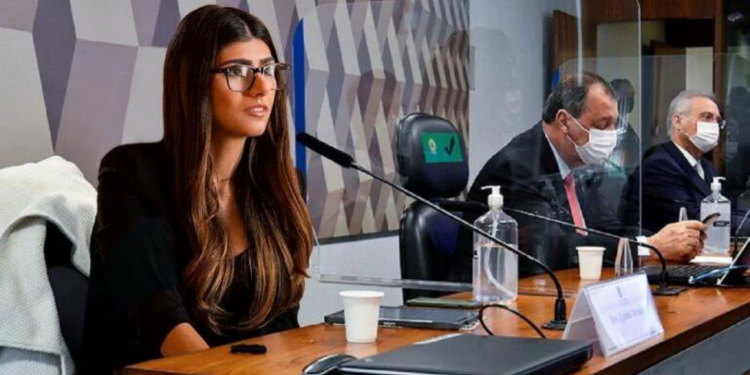 Ex-atriz pornô Mia Khalifa volta a ironizar CPI: ‘Estou a caminho’