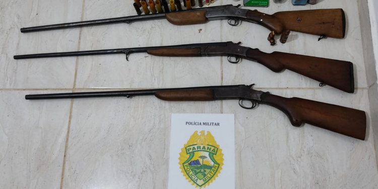 Homem é preso por posse ilegal de arma de fogo, em Pitanga