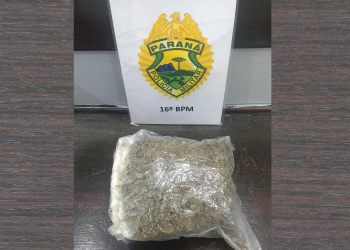 Casal é preso por suspeita de tráfico de drogas no bairro Vila Carli, em Guarapuava