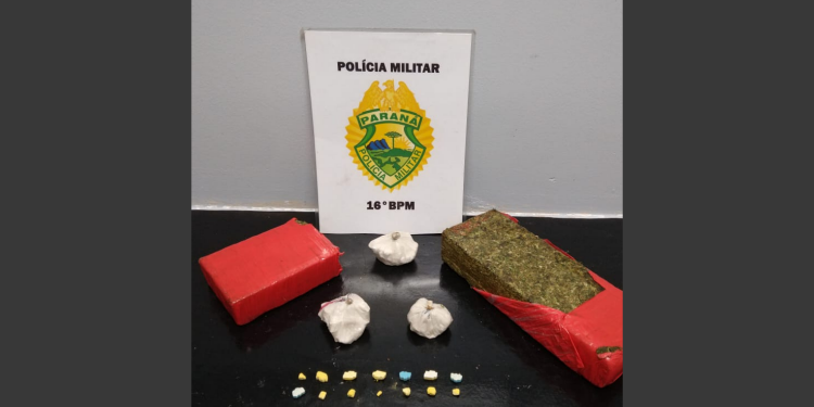 Polícia Militar apreende drogas em Guarapuava