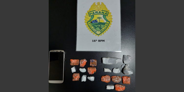 Menores são presos por posse de drogas e são encaminhados para o Conselho tutelar, no Município de Pinhão