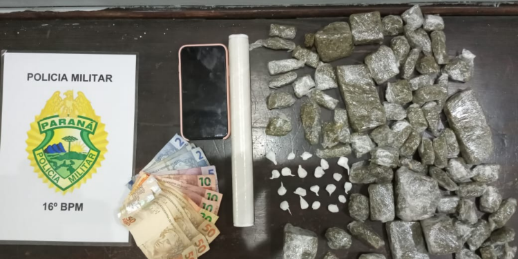 BPChoque encaminha menor para delegacia por suspeita de tráfico de drogas em Guarapuava