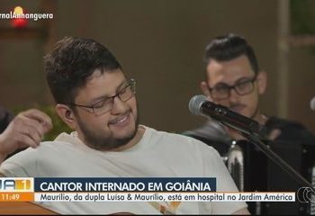 Maurílio, da dupla com Luiza, é internado em Goiânia