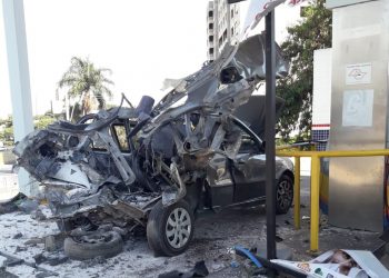 Carro que explodiu ao abastecer com gás natural tinha ‘gambiarra’ com cilindro de gás de cozinha
