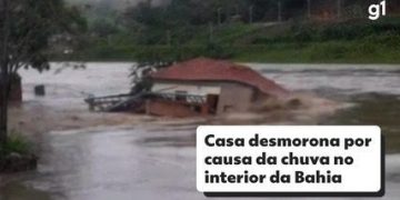 ‘Medo de morrer de noite, no escuro’, relata mulher que viu casa desmoronar por causa da chuva na Bahia