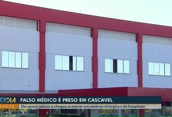 Falso médico é detido suspeito de entrar em hospitais de Cascavel para praticar furtos e golpes, diz PM