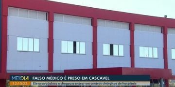 Falso médico é detido suspeito de entrar em hospitais de Cascavel para praticar furtos e golpes, diz PM