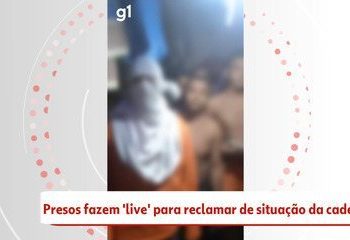 Presos fazem ‘live’ para reclamar da superlotação e da situação da cadeia de Sarandi