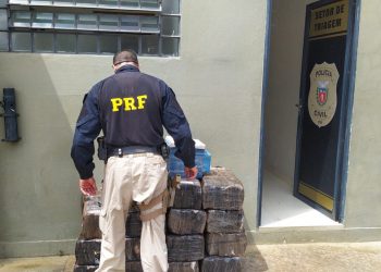 Homem é preso após abandonar carro com mais de 300 quilos de maconha em fuga, no Paraná