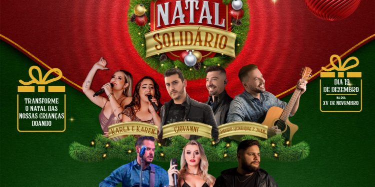 NATAL SOLIDÁRIO ACONTECE NESTE DOMINGO (19)