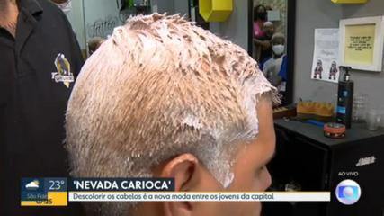 ‘Nevada Carioca’ é a tendência na cabeça dos jovens neste verão no Rio; nome é referência à cor da neve