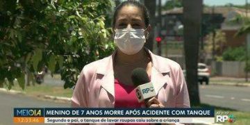 Menino de 7 anos morre após tanque de lavar roupa cair sobre ele, no Paraná, diz PM