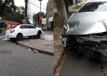 Casal completamente nu provoca acidente no Mercês em Curitiba e motorista acaba detido após fugir do local