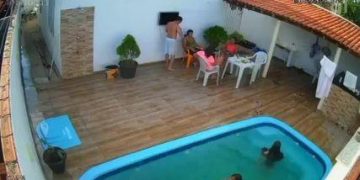 Garota de 13 anos é sugada por ralo de piscina, fica 2 minutos submersa e é salva no Piauí; veja vídeo