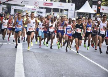 Corredores preferem correr sem máscara na São Silvestre