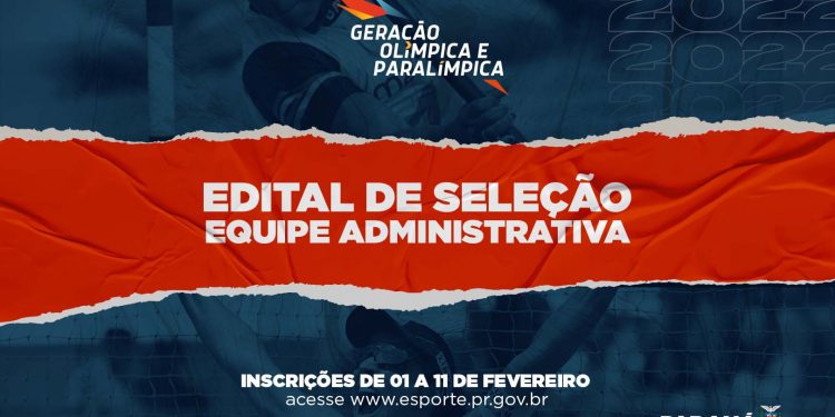 Programa Geração Olímpica e Paralímpica abre edital para seleção de equipe administrativa