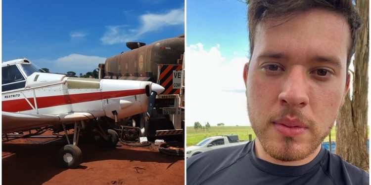 Jovem morre após ser atingido por avião agrícola pilotado pelo pai no interior de SP