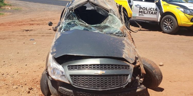 Acidente na PR-463 causa uma morte e ferimentos em quatro pessoas