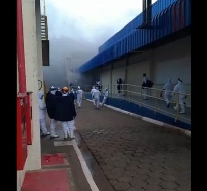 Incêndio na JBS em Rolândia provoca evacuação da empresa