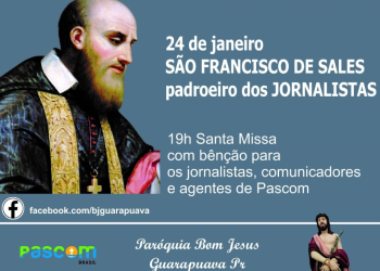 Missa com bênção para os jornalistas, comunicadores e agentes de Pascom