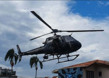 PCPR realiza voos especializados de polícia judiciária no Litoral