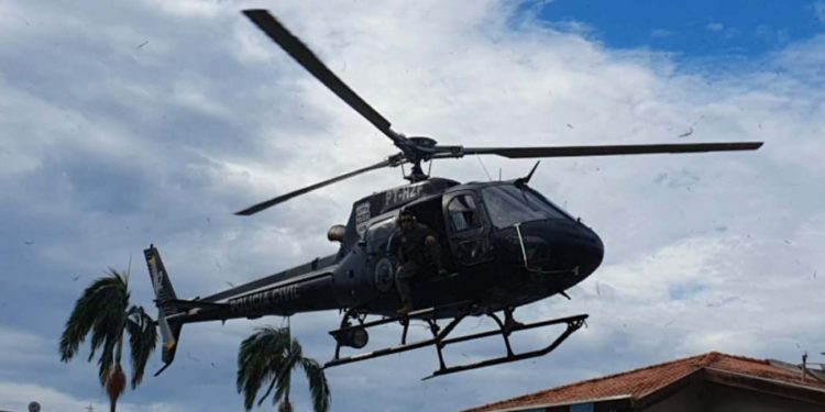 PCPR realiza voos especializados de polícia judiciária no Litoral