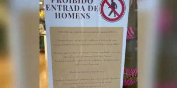 Após casos de assédio contra funcionárias e clientes, empresária proíbe a entrada de homens em sua loja