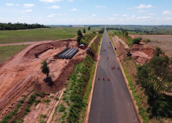 Obras na Estrada Boiadeira avançam e ultrapassam 75% de execução