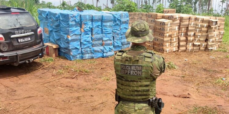 BPFron quadruplica apreensões de contrabando e tira de circulação 41 toneladas de drogas