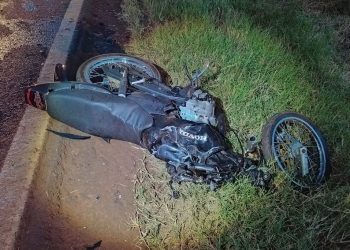 Homem morre em acidente entre moto e carro na PR-573, em Corbélia