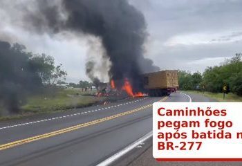 Caminhoneiro que sobreviveu a acidente na BR-277 diz ter visto carro do Deppen fazer ultrapassagem em local proibido