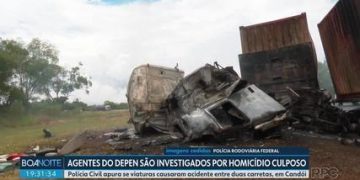 ‘Vi duas viaturas do Depen em alta velocidade’, diz testemunha sobre acidente envolvendo agentes penais e que matou caminhoneiro no Paraná