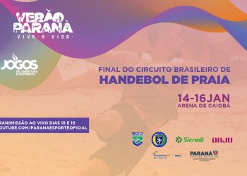 Etapa final do Circuito Brasileiro de Handebol de Praia fará parte do Verão Paraná – Viva a Vida