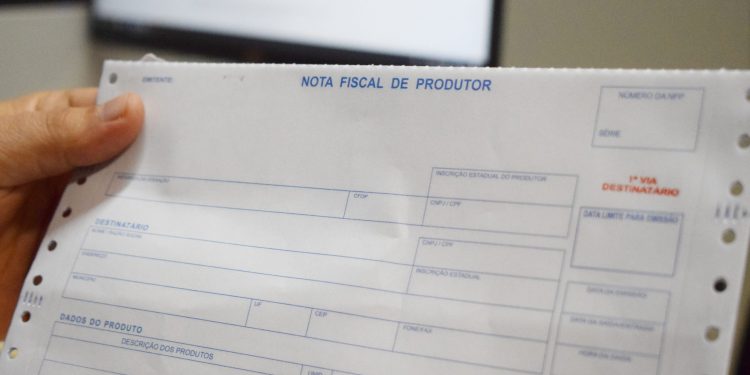 DEVOLUÇÃO DA NOTA FISCAL DO PRODUTOR RURAL DEVE SER FEITA ATÉ O DIA 31 DE JANEIRO