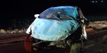 Jovem morre após capotamento na PR-471, em Três Barras do Paraná