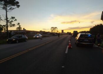 Ciclista fica gravemente ferido após ser atropelado na BR-277