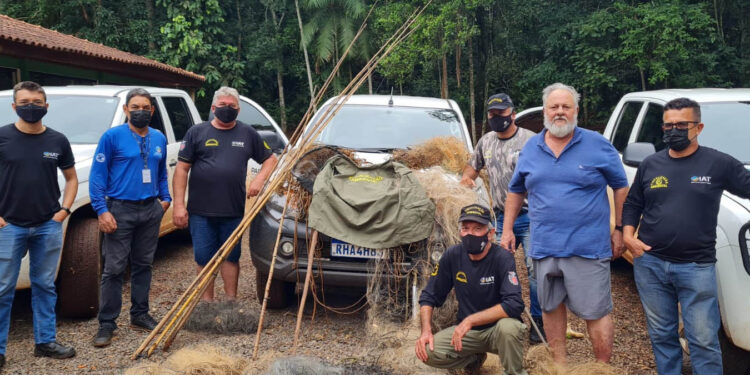 Força-tarefa do IAT percorre 16 municípios para combater crimes contra a piracema