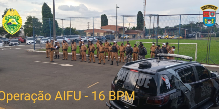 Polícia Militar realiza a Operação AIFU