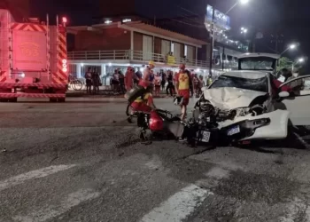 Cabo da Polícia Militar morre no Pronto Socorro após acidente entre carro e moto no Litoral